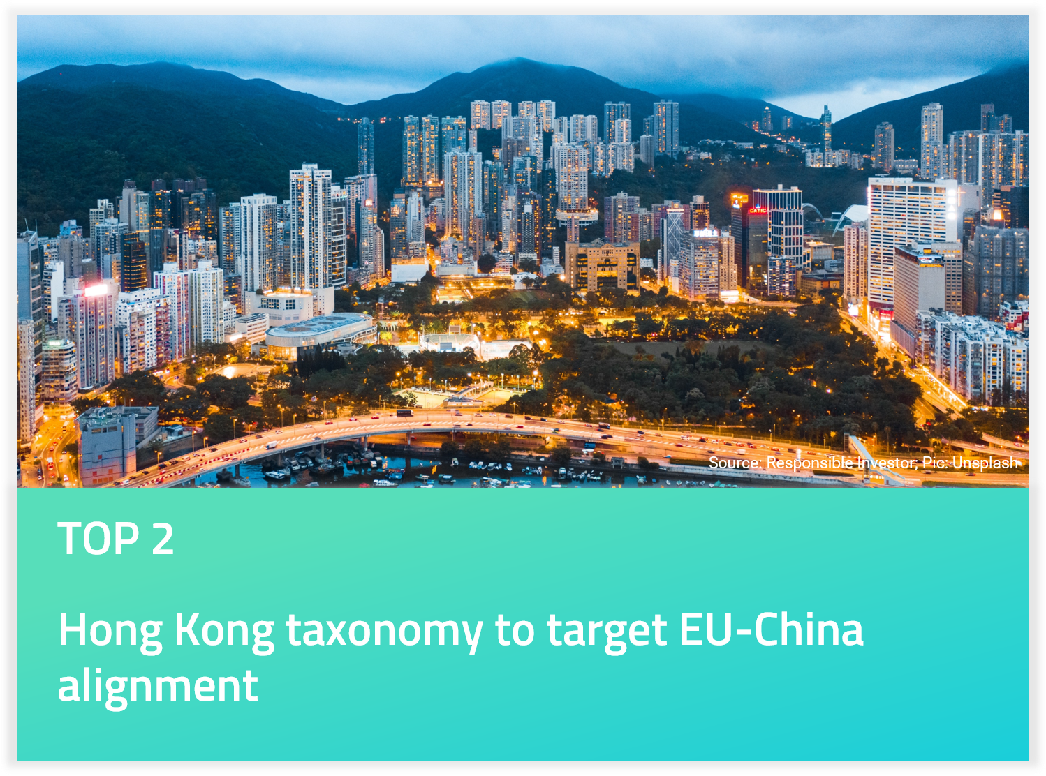Hong Kong taxonomy targets EU-China alignment