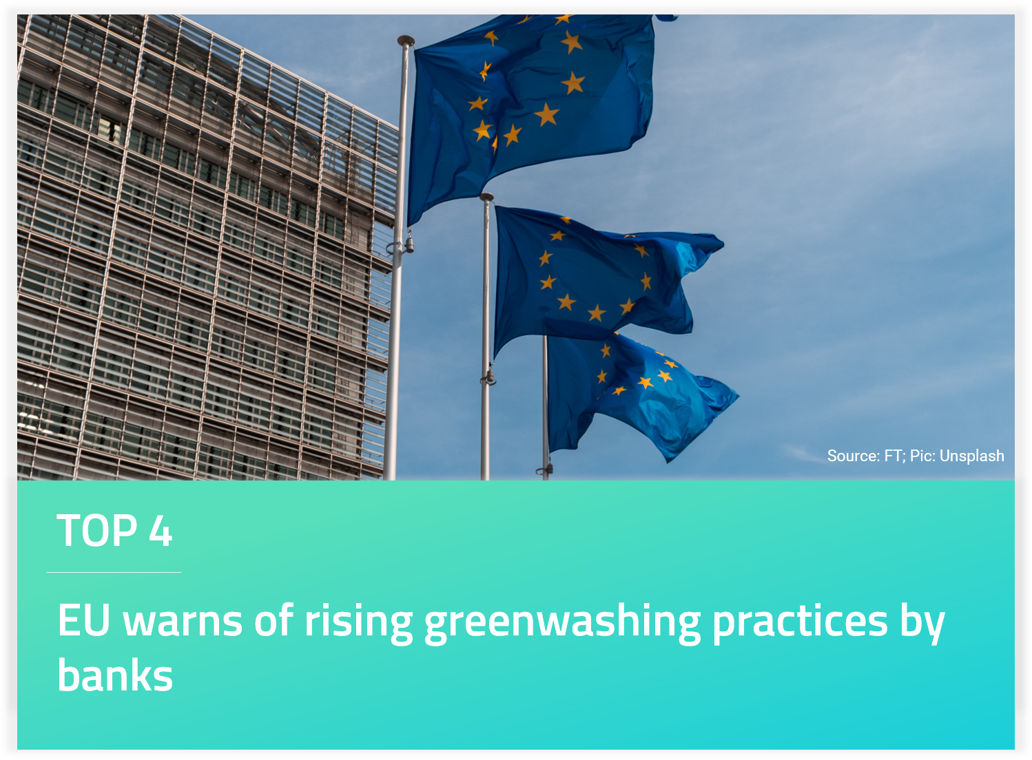EU warns of rising greenwashing practices by banks